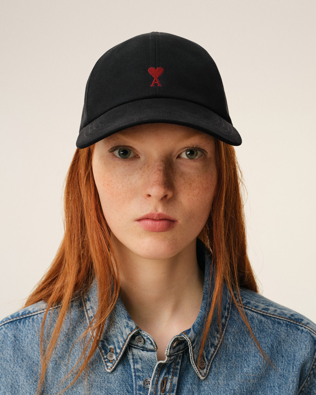 Casquette Noire en coton Ami de Coeur - 8