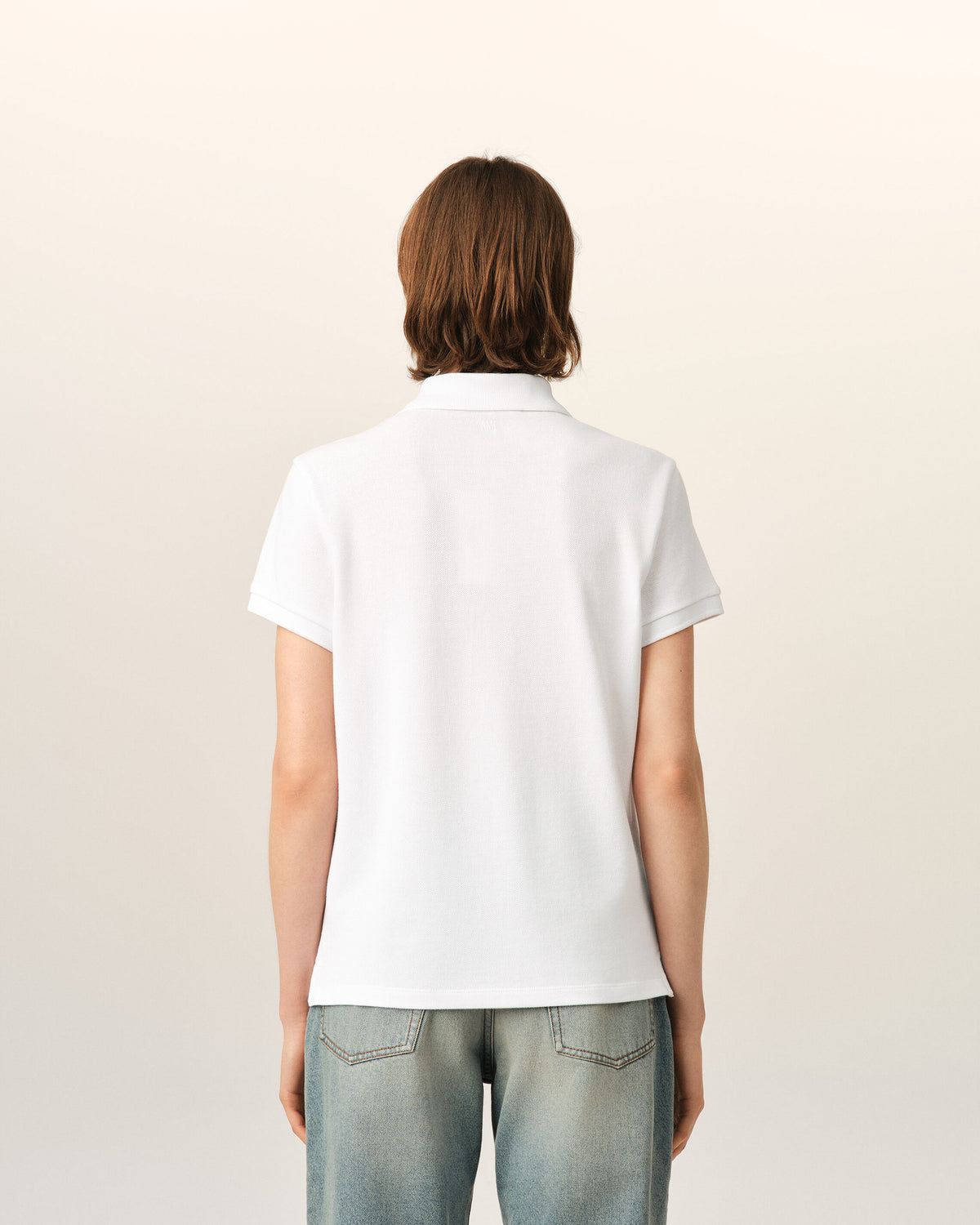 Polo Ami de Cœur de algodón blanco - 11