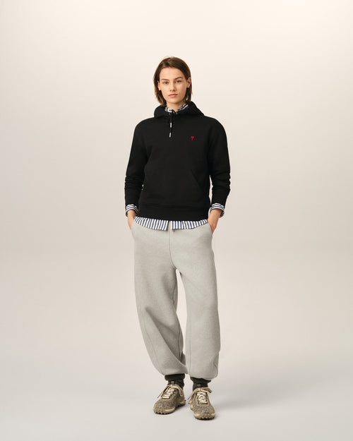 Cotton hoodie with Ami de Coeur - Femme - 9 - AMI Paris - Ami Paris