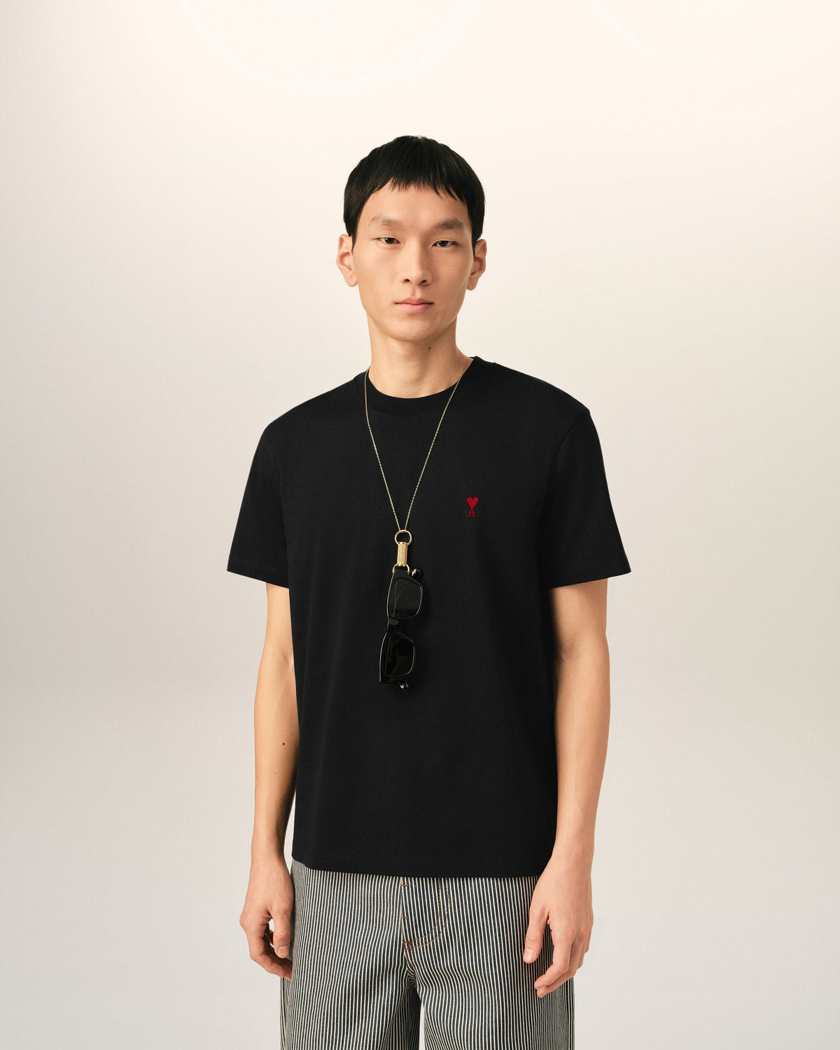 Cotton t-shirt with Ami de Coeur - 2