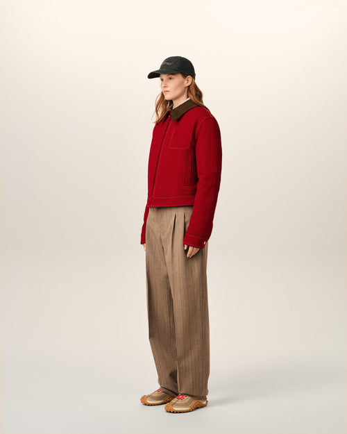 Cotton zipped jacket with Ami de Coeur - Femme - 6 - AMI Paris - Ami Paris
