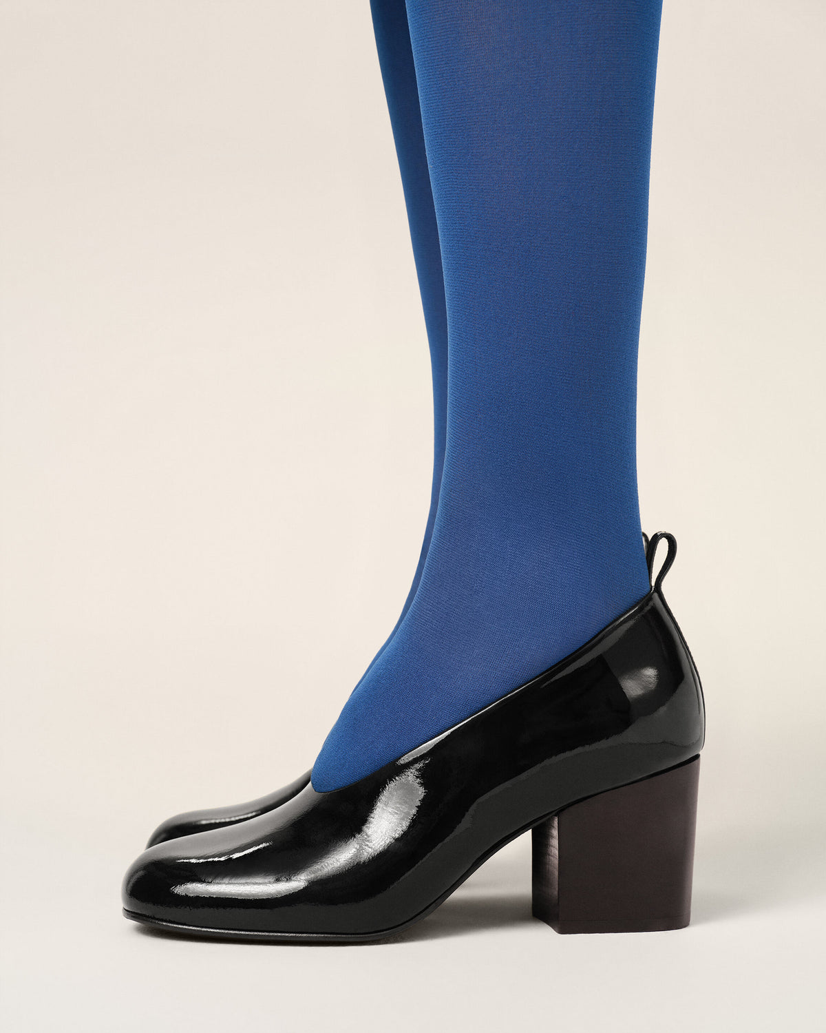 Black cow leather pumps - 2