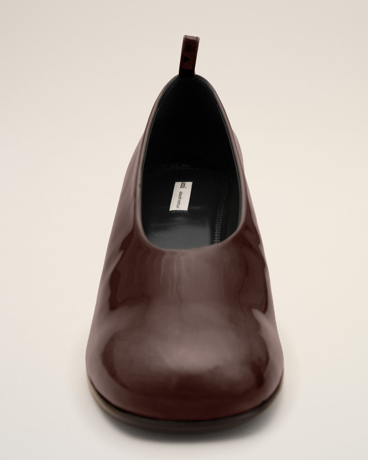 Escarpins marrons en cuir de veau - 5