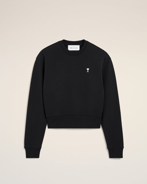 Cotton sweatshirt with Ami de Coeur - Femme - 1 - AMI Paris - Ami Paris