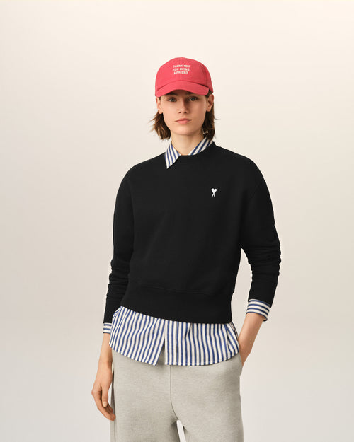 Cotton sweatshirt with Ami de Coeur - Femme - 2 - AMI Paris - Ami Paris