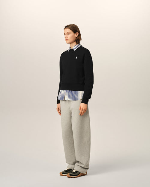 Cotton sweatshirt with Ami de Coeur - Femme - 6 - AMI Paris - Ami Paris