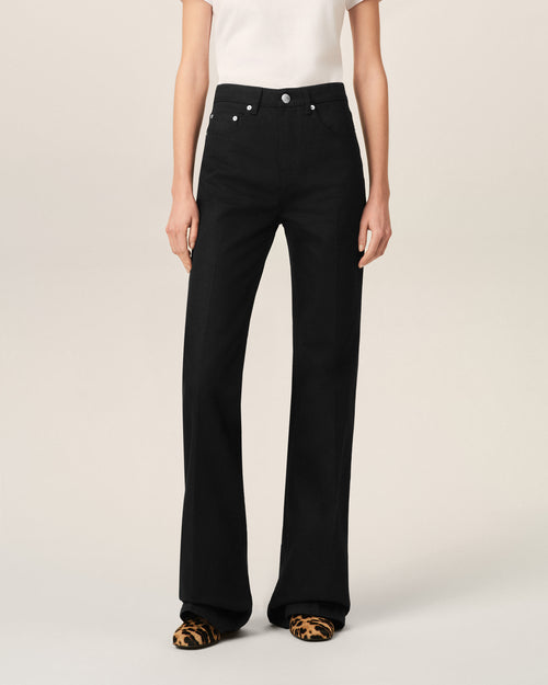 Flare-fit cotton jeans - Femme - 3 - AMI Paris - Ami Paris