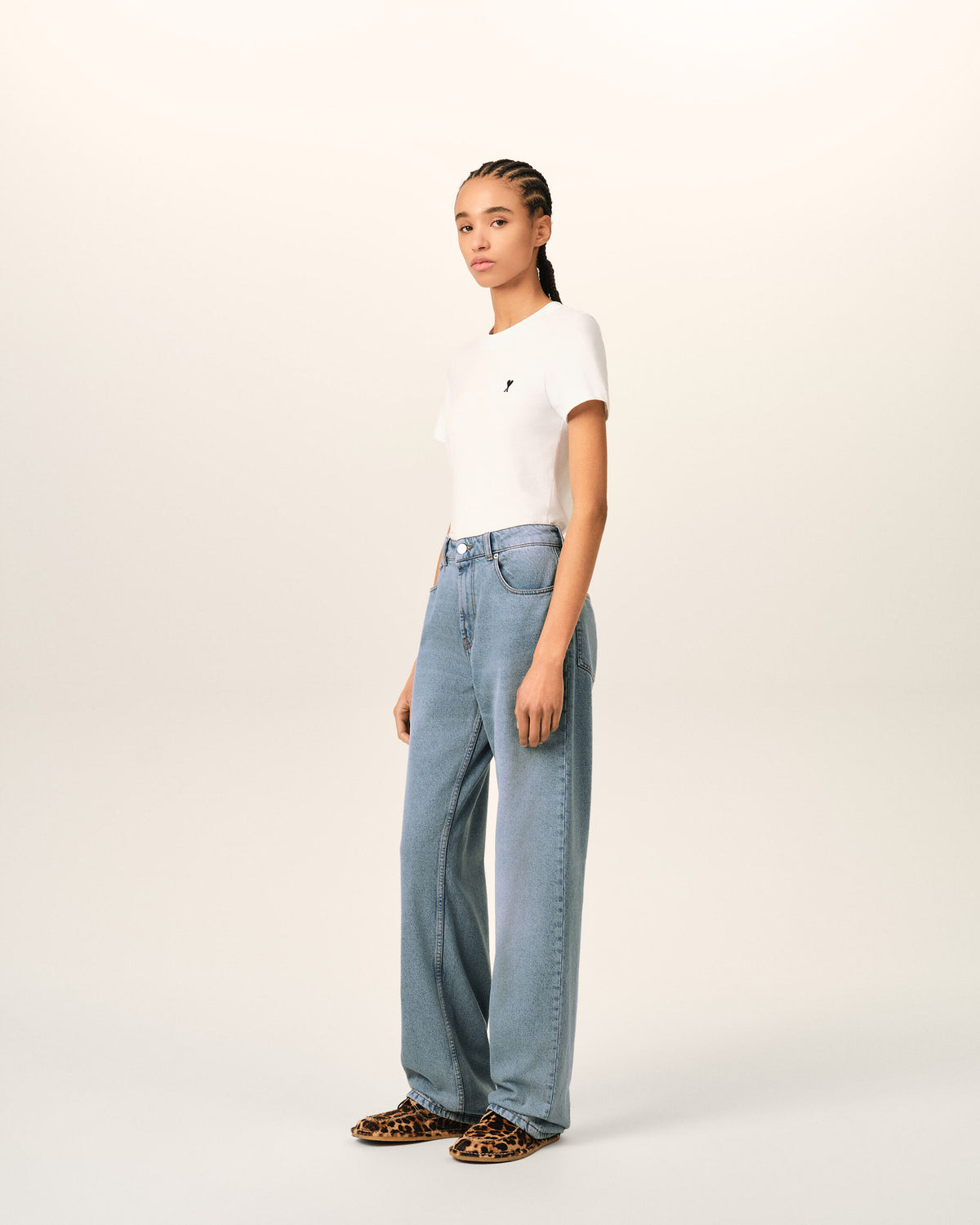 Large-fit cotton jeans - 6