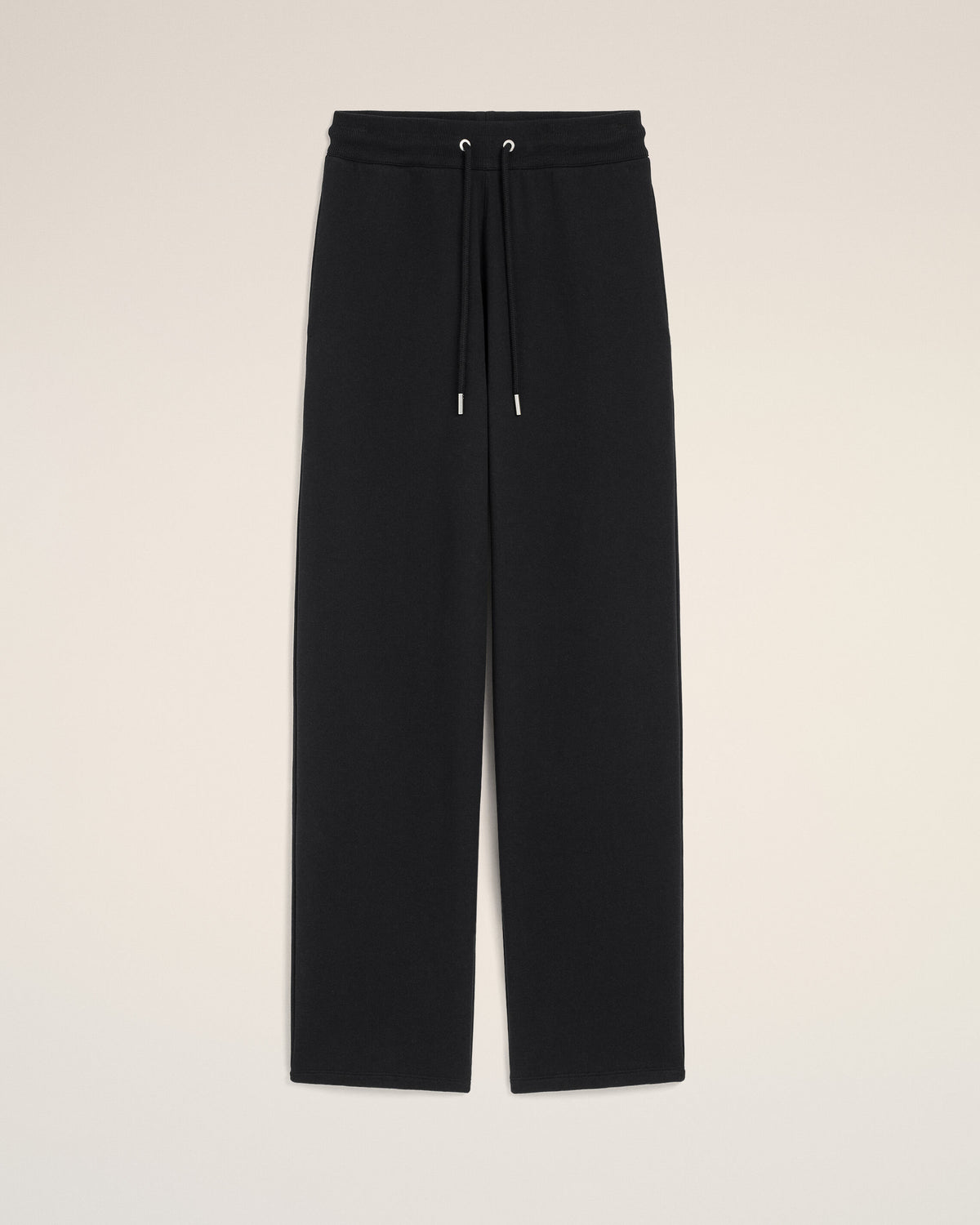 Black cotton track pants with Ami de Coeur - 1