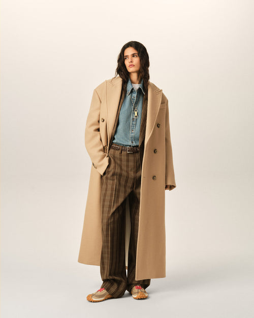 Balloon-fit checkered wool trousers - 2 - Ami Paris