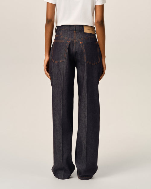 Balloon-fit cotton jeans - Femme - 4 - AMI Paris - Ami Paris