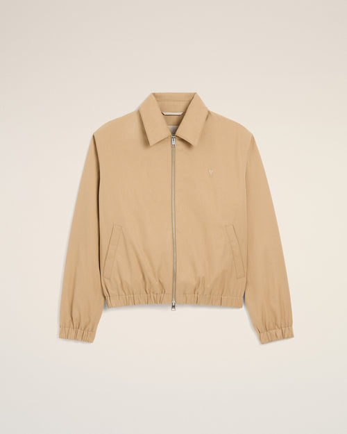 Chaqueta acolchada Ami de Cœur de algodón beige - Hombre - 1 - AMI Paris - Ami Paris