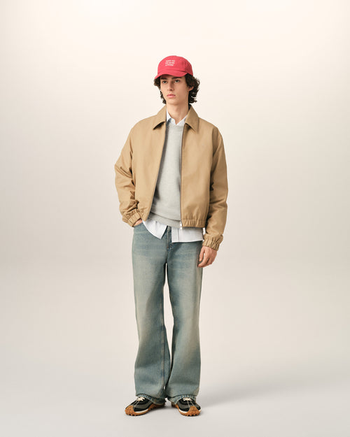 Chaqueta acolchada Ami de Cœur de algodón beige - Hombre - 2 - AMI Paris - Ami Paris