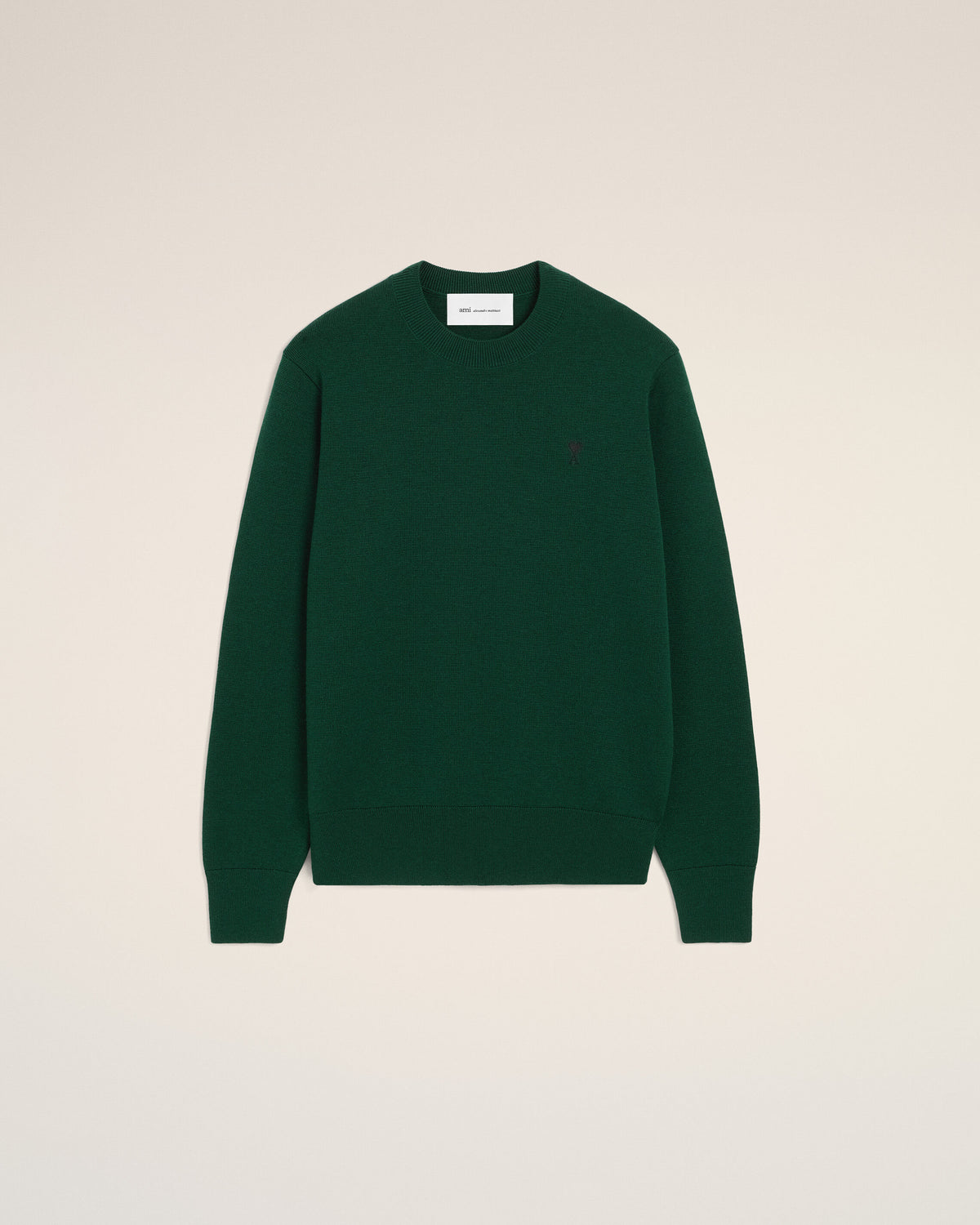 Pull vert en laine Ami de Coeur - 1