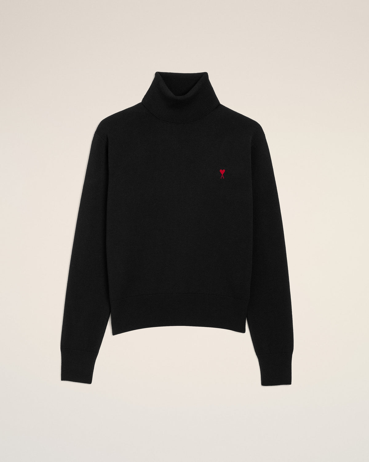 Wool Ami De Coeur Turtle Neck Sweater - 1