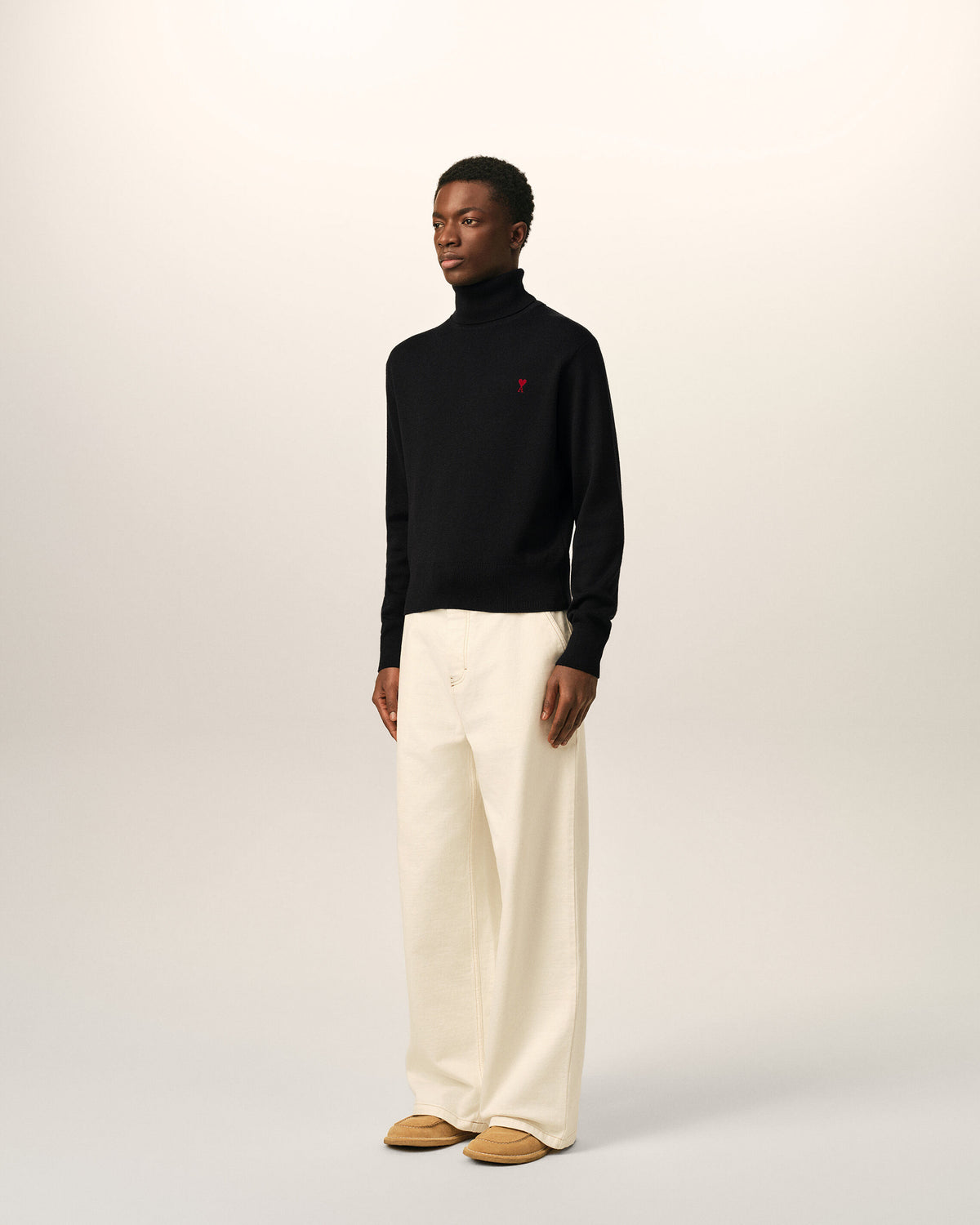 Wool Ami De Coeur Turtle Neck Sweater - 6