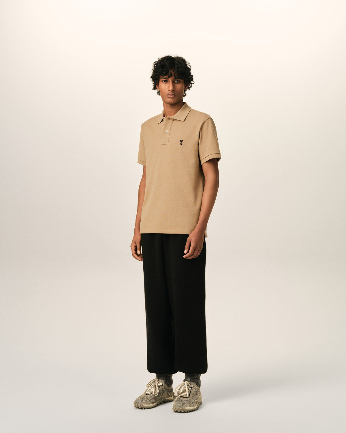 Polo beige en coton Ami de Coeur - 6
