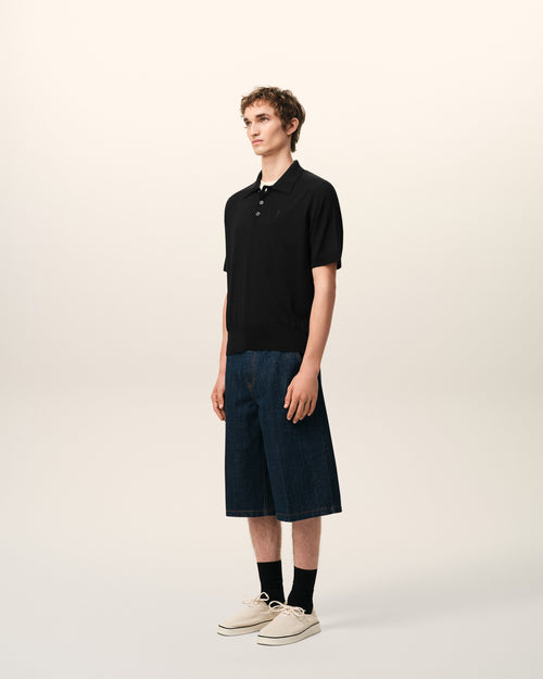 Wool Short Sleeves Ami De Coeur Polo - Homme - 6 - AMI Paris - Ami Paris