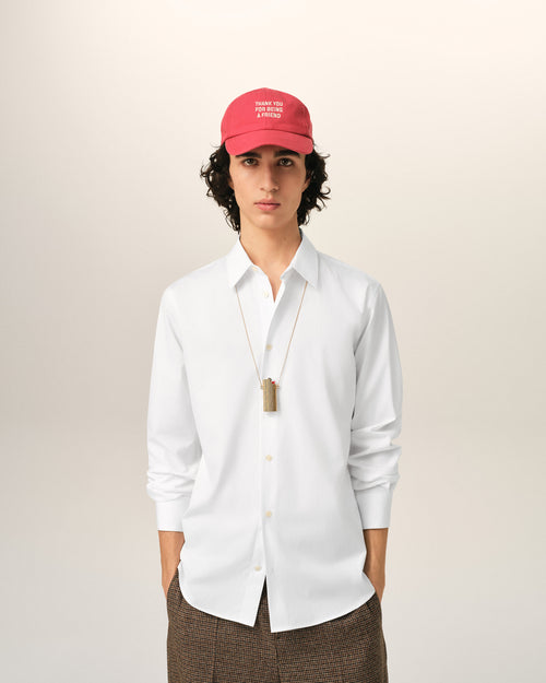 Camicia Ami de Cœur in cotone bianco - 2 - Ami Paris