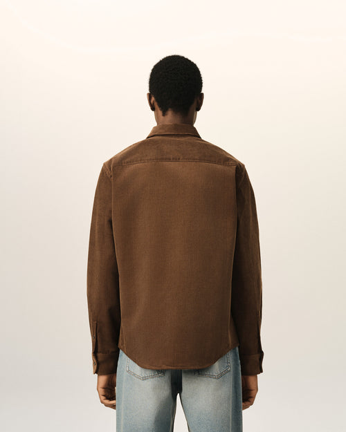 Corduroy shirt with Ami de Coeur - Homme - 5 - AMI Paris - Ami Paris