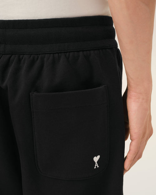 Pantalón corto Ami de Cœur de algodón negro - Hombre - 5 - AMI Paris - Ami Paris