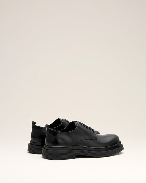 Derbies de piel de becerro negras - Hombre - 4 - AMI Paris - Ami Paris