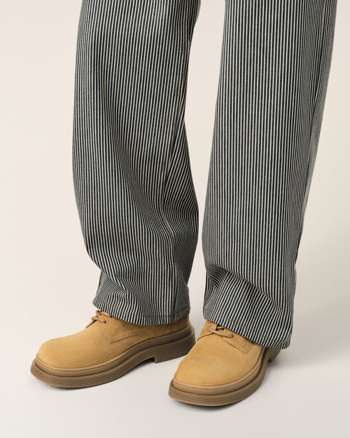 Beige cow leather derbies shoes - 2 - Ami Paris