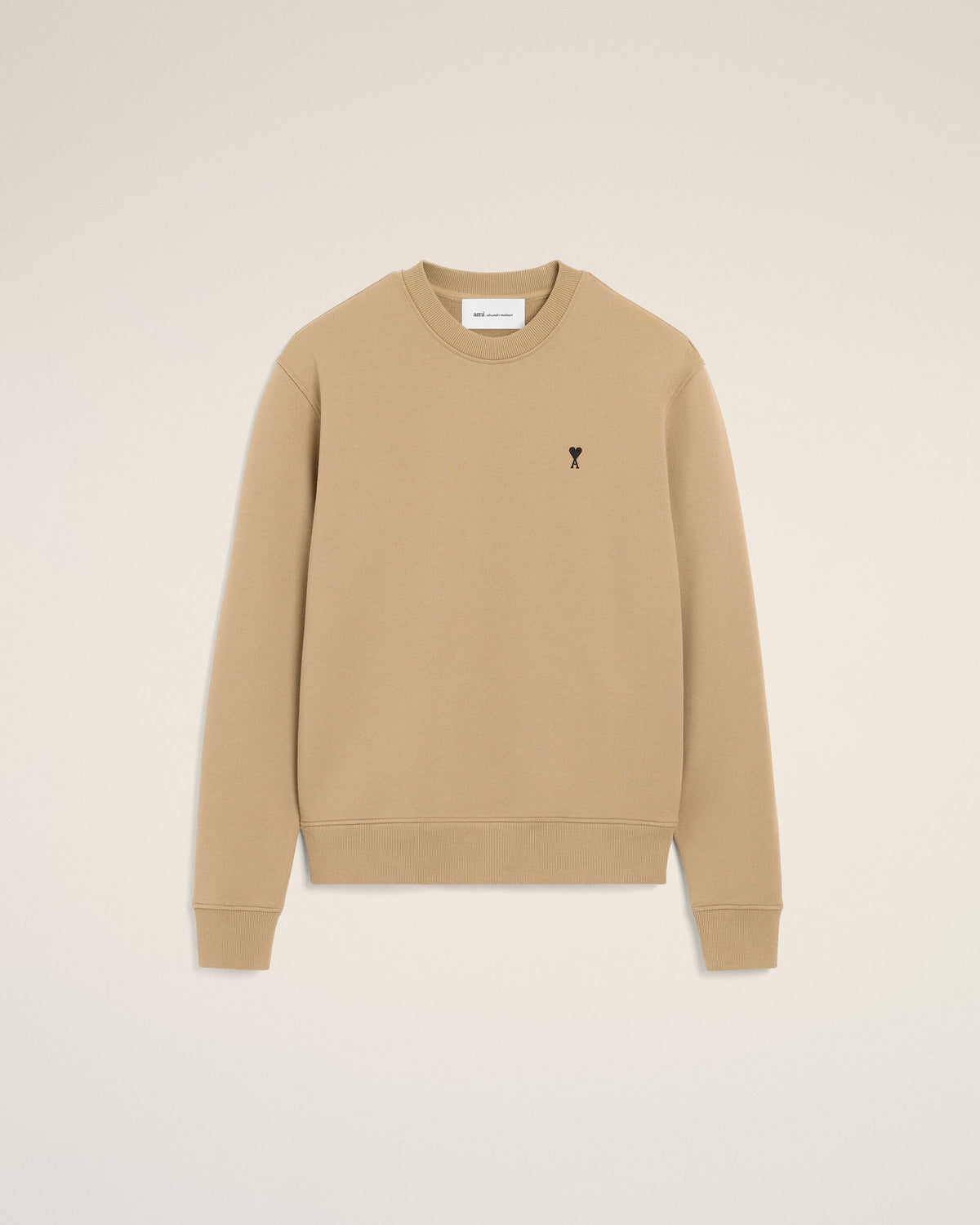 Felpa Ami de Cœur in cotone beige - 1