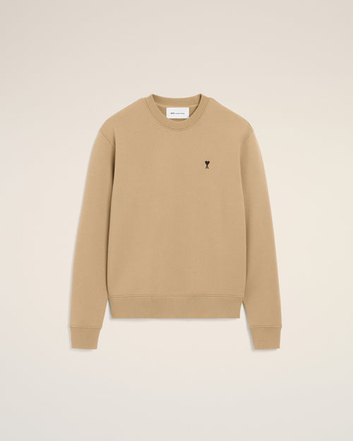 Sweatshirt beige en coton Ami de Coeur - 1 - Ami Paris