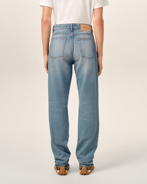 Jeans in cotone blu taglio classico - Uomo - 4 - AMI Paris - Ami Paris