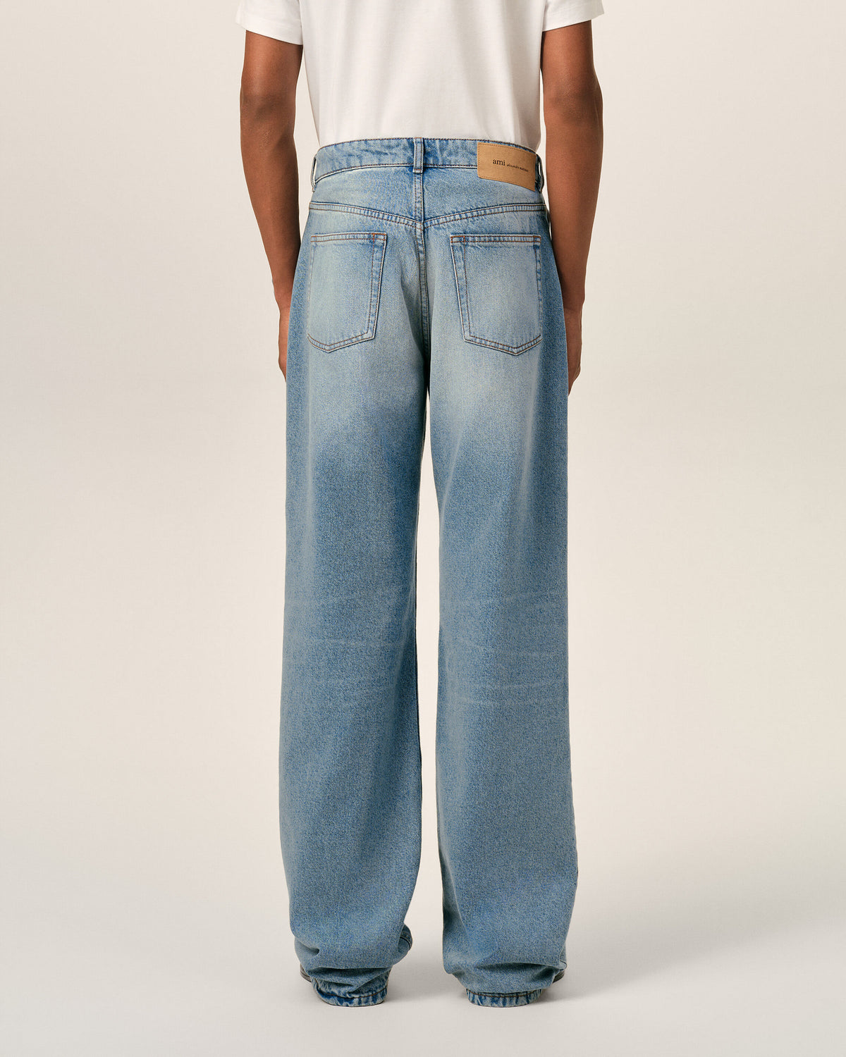 Large-fit cotton jeans - 4