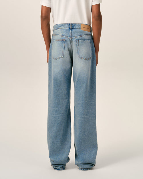 Large-fit cotton jeans - Homme - 4 - AMI Paris - Ami Paris