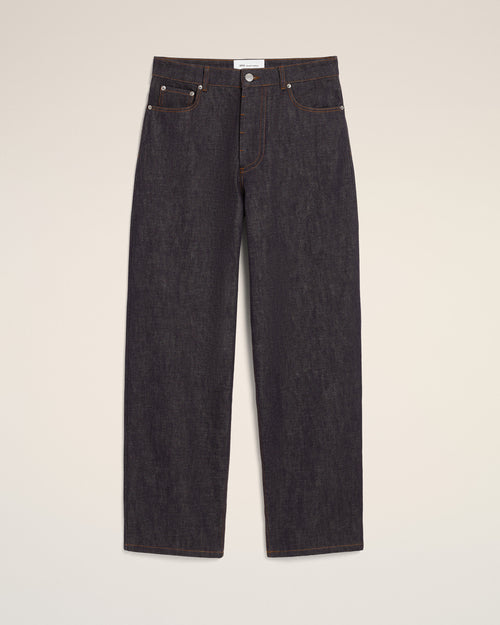 Vaqueros baggy de algodón azul - Hombre - 1 - AMI Paris - Ami Paris