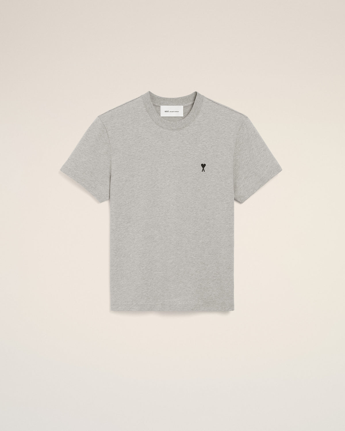 Camiseta Ami de Cœur de algodón gris - 1