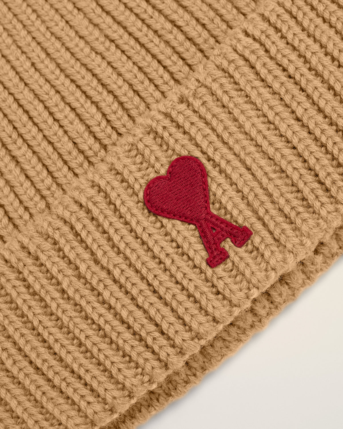 Bonnet marron en laine Ami de Coeur - 3