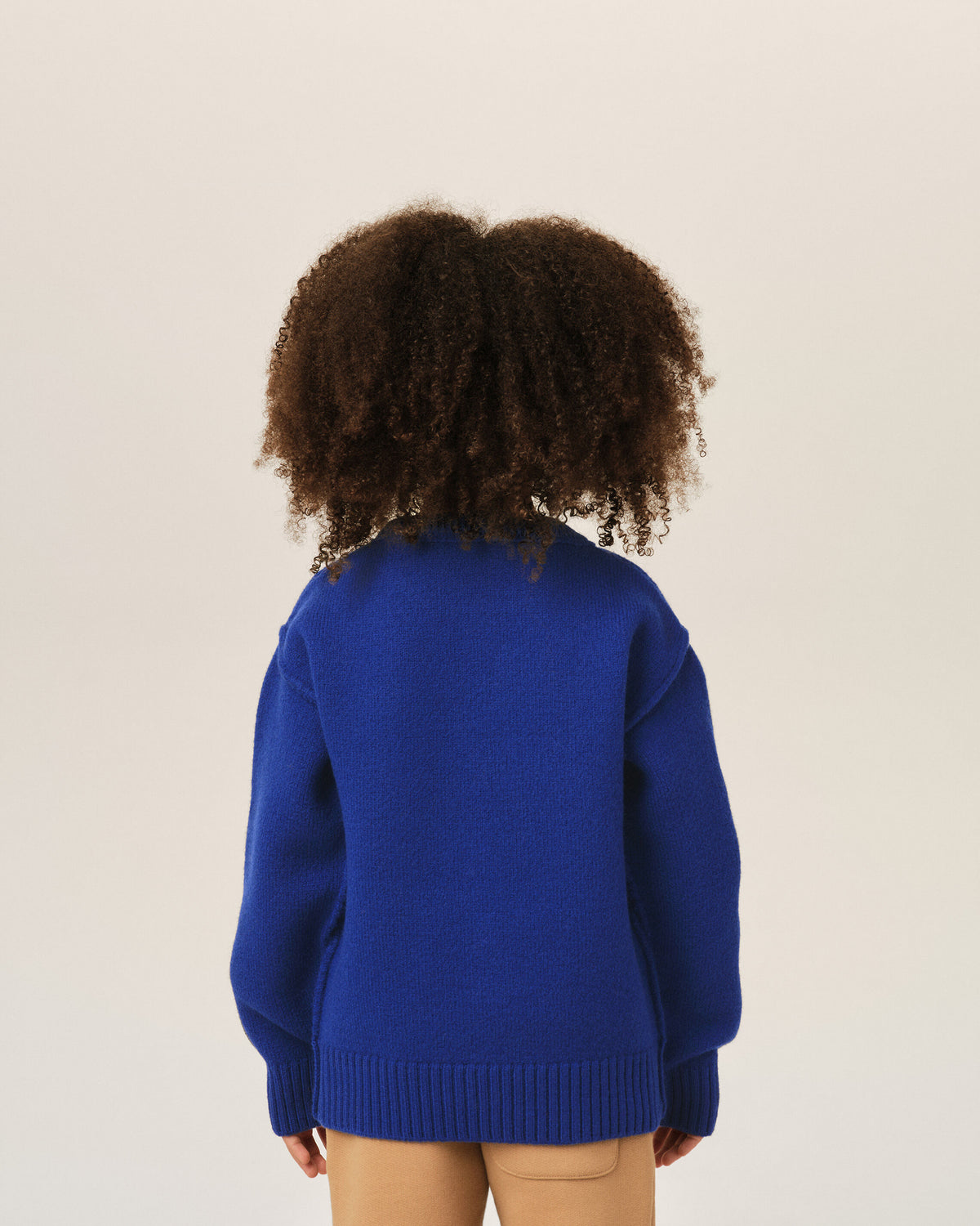 Pull bleu en laine Ami de Coeur - 8