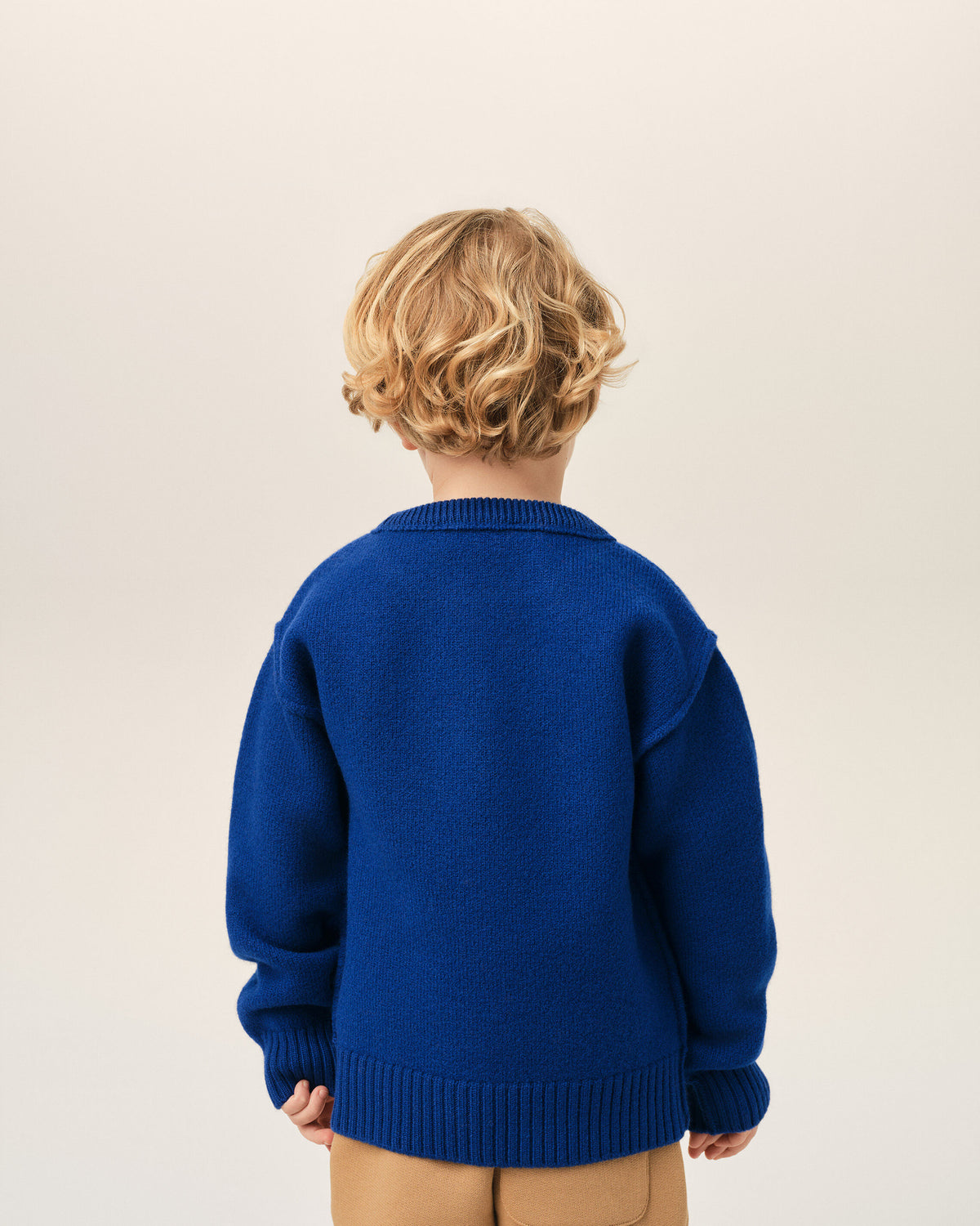 Pull bleu en laine Ami de Coeur - 4