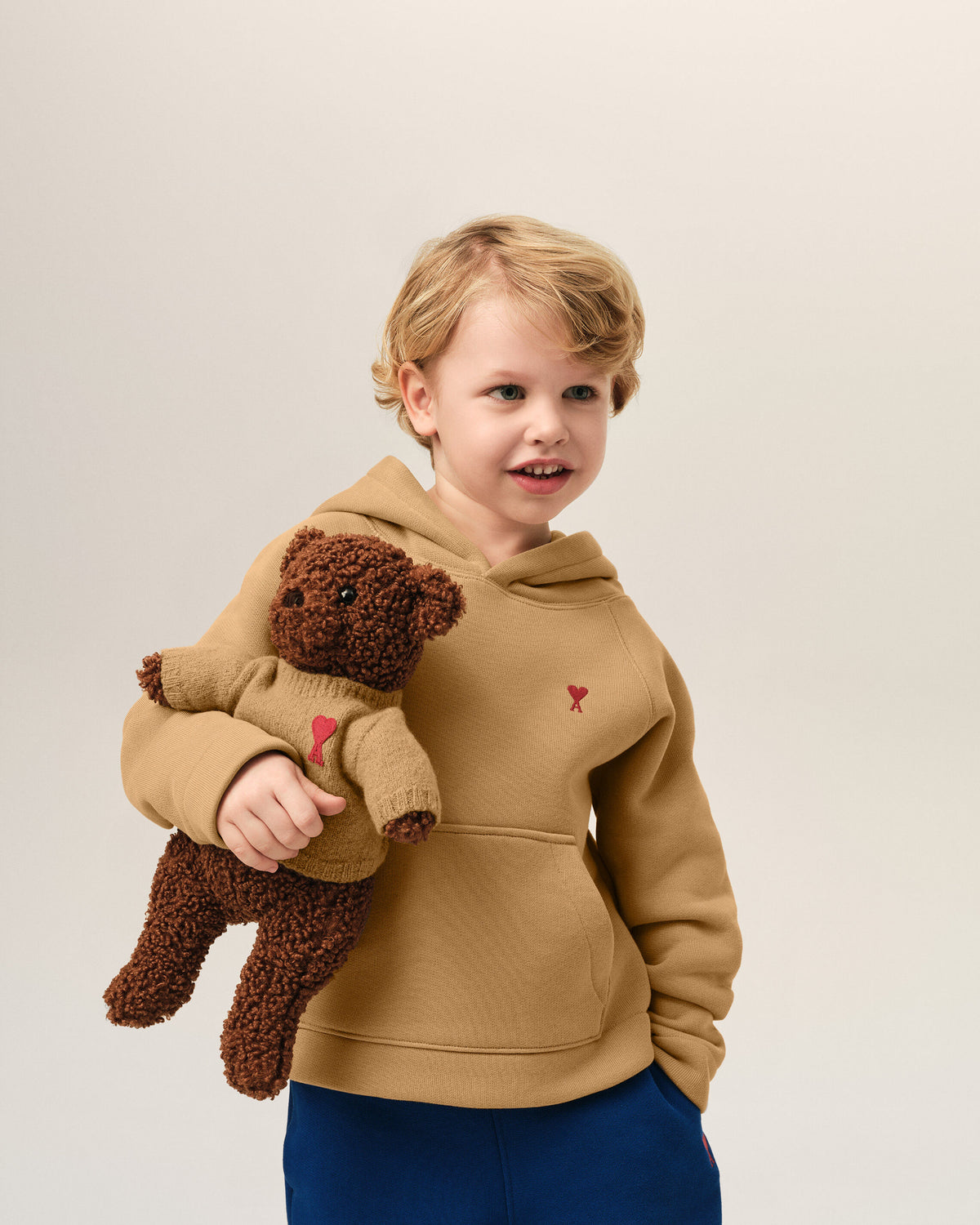 Hoodie marron en coton Ami de Coeur - 2