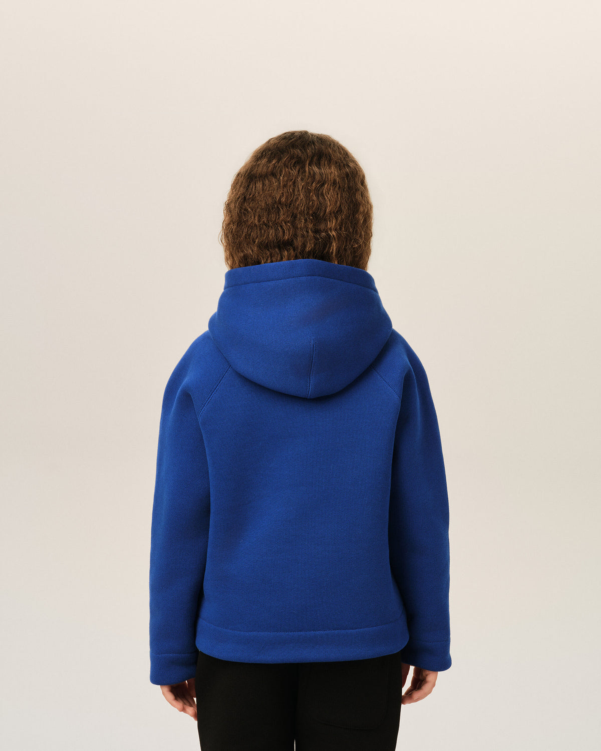 Blue cotton hoodie with Ami de Coeur - 8