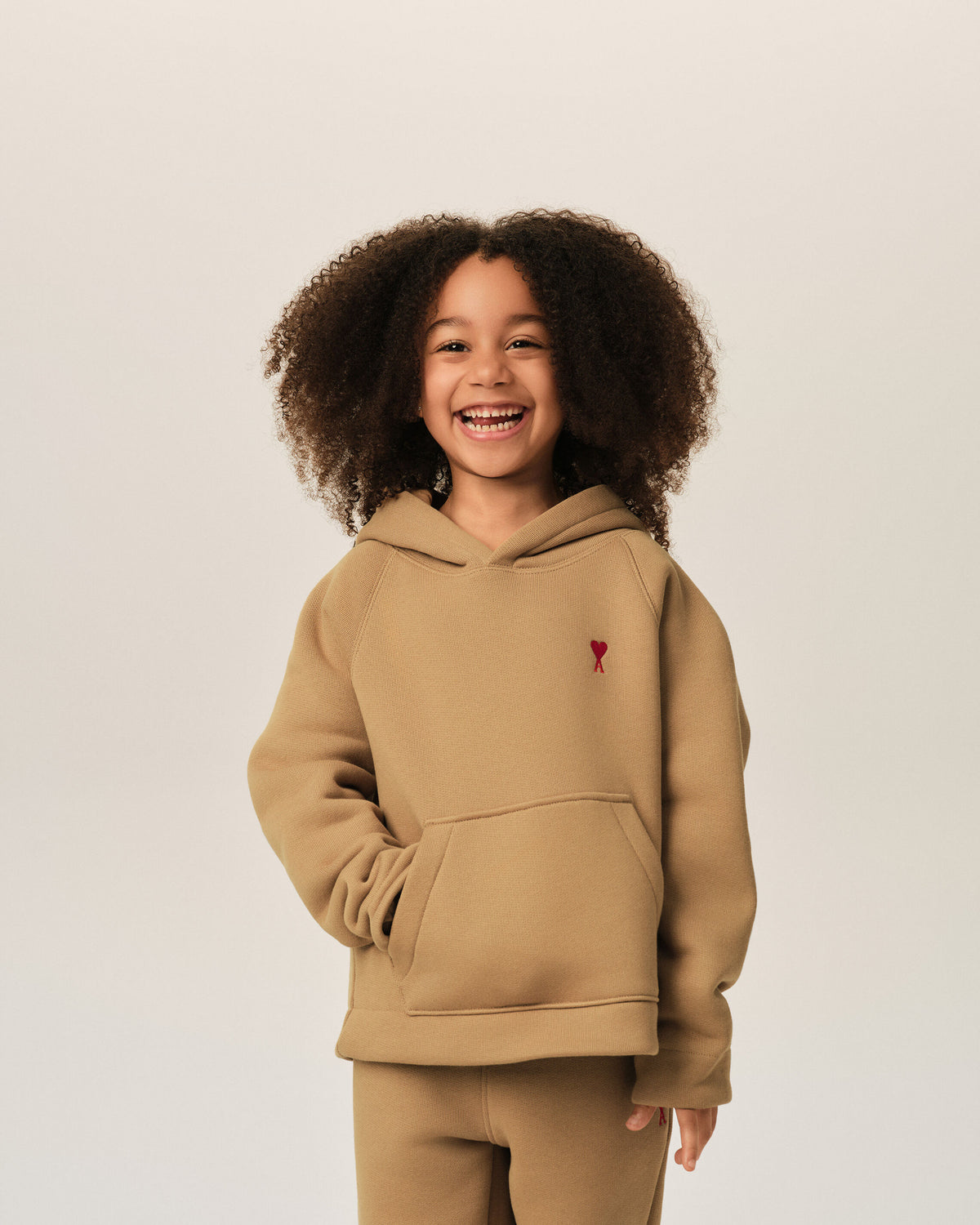 Hoodie marron en coton Ami de Coeur - 6