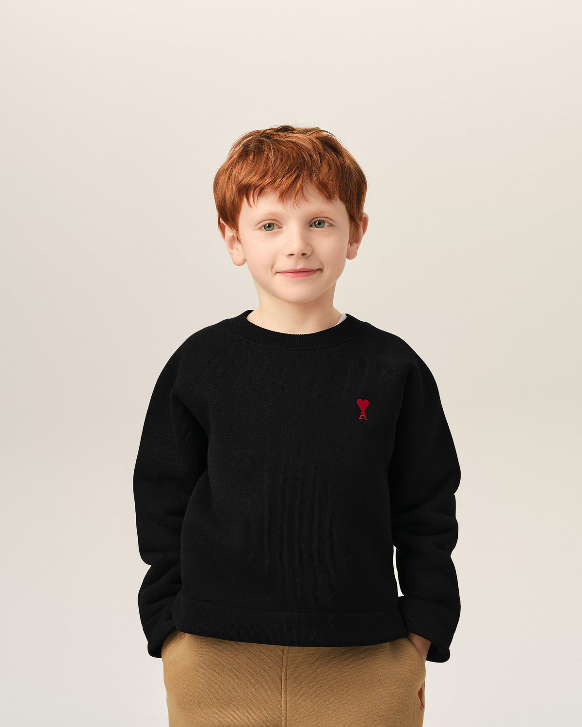 Sweatshirt noir en coton Ami de Coeur - 2