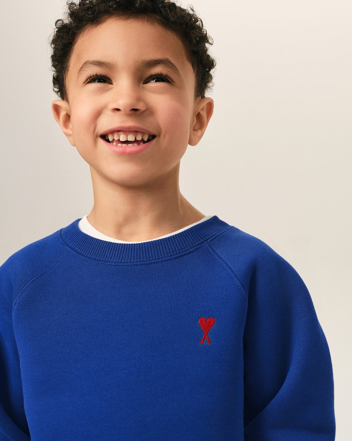 Sweatshirt bleu en coton Ami de Coeur - 3
