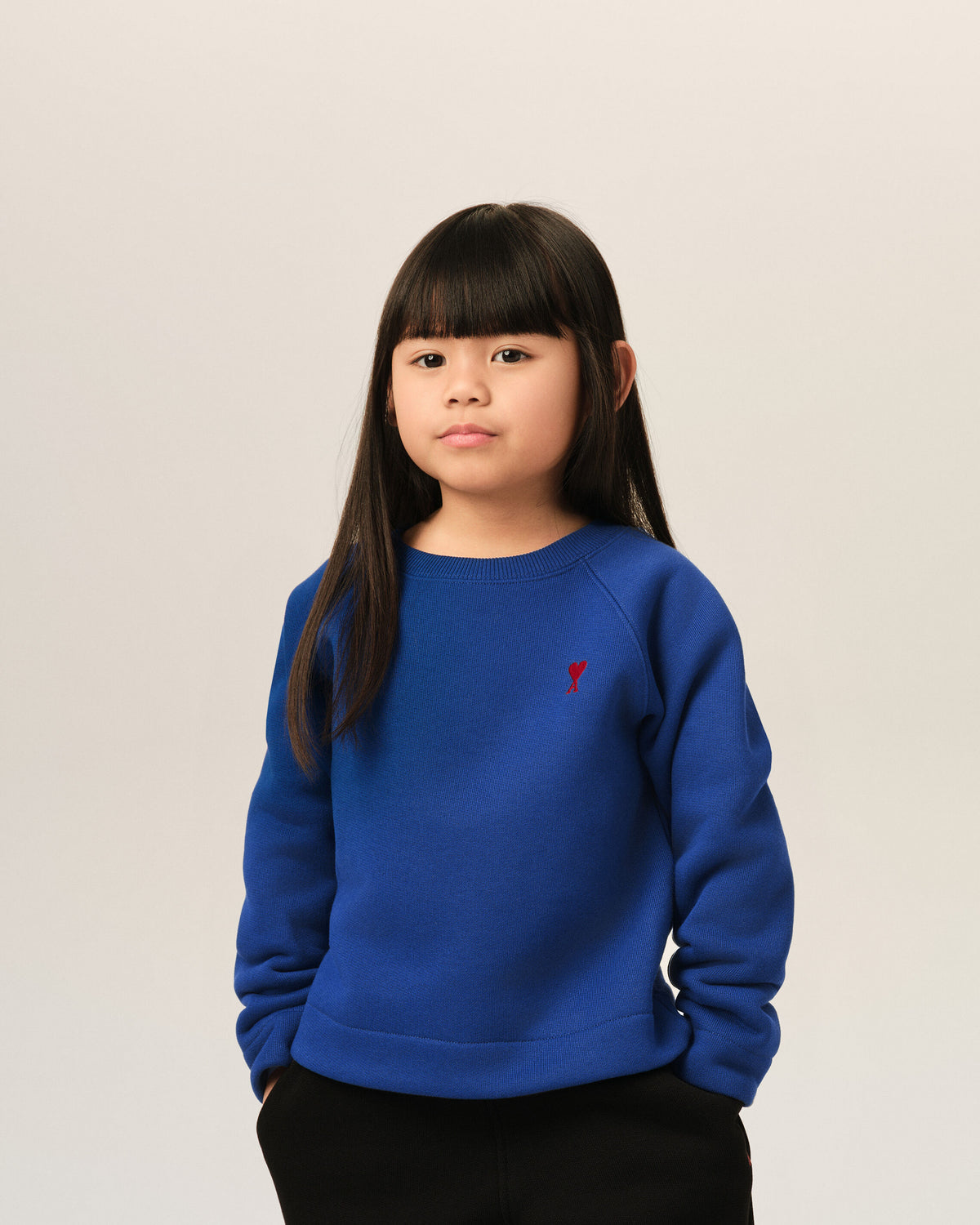 Sweatshirt bleu en coton Ami de Coeur - 6