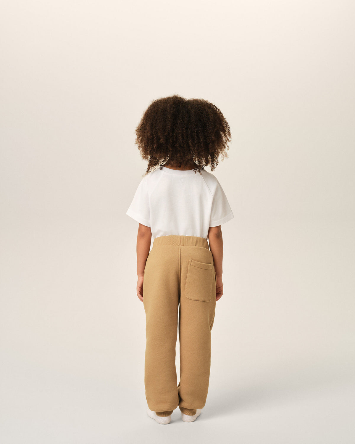Pantaloni jogger Ami de Cœur in cotone marrone - 8