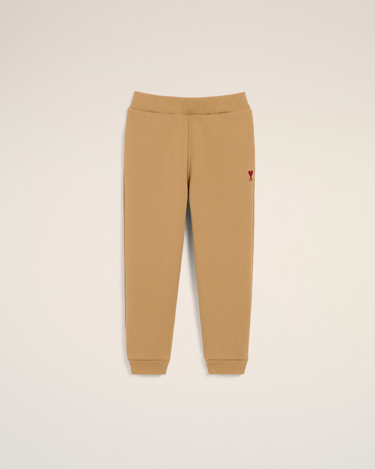 Pantaloni jogger Ami de Cœur in cotone marrone - 1