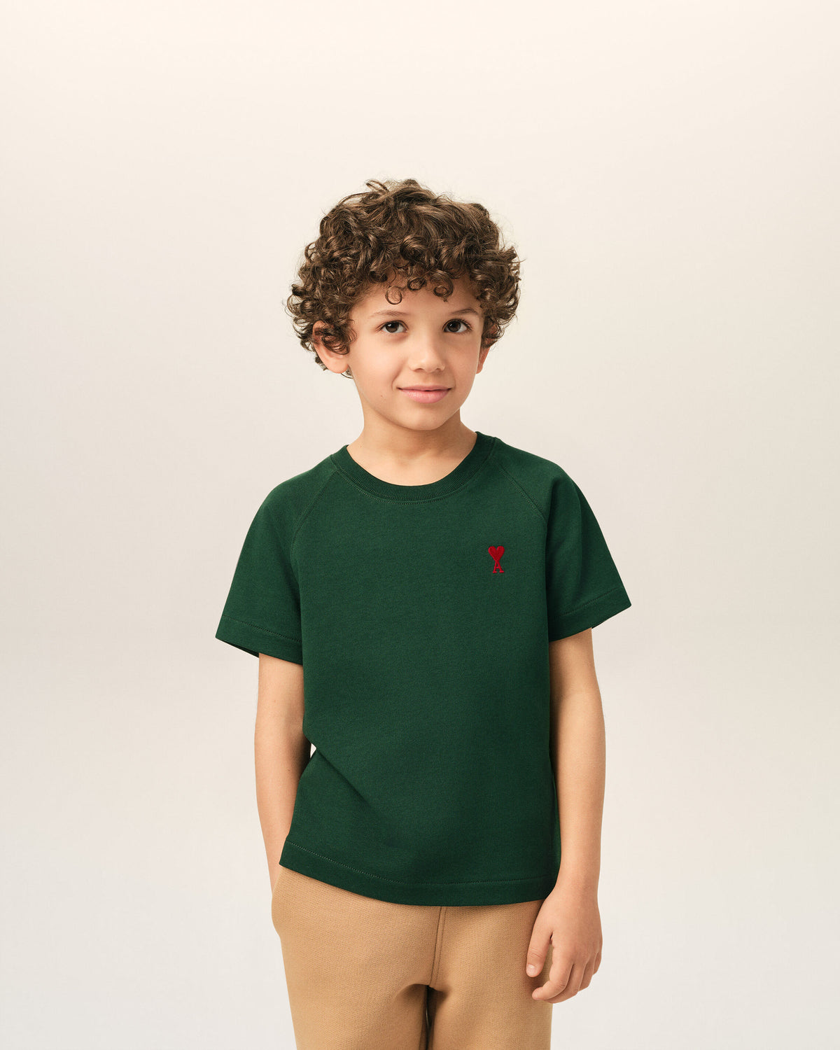 T-shirt vert en coton Ami de Coeur - 2