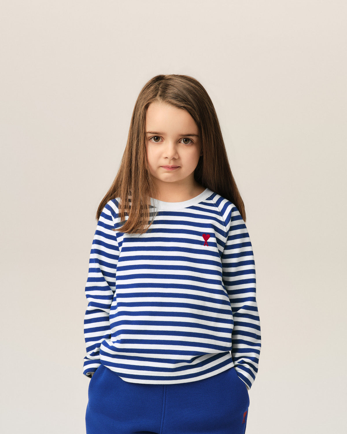 Camiseta marinera Ami de Cœur de algodón azul y blanco - 6