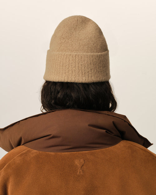 Bonnet beige en alpaga Ami de Coeur - Femme - 12 - AMI Paris - Ami Paris