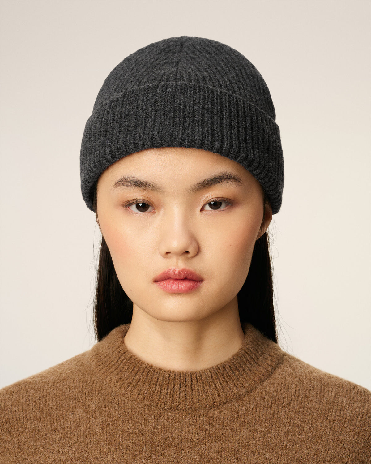 Grey Wool Ami De Coeur Beanie - 8