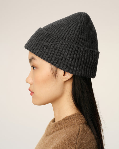 Grey Wool Ami De Coeur Beanie - Woman - 11 - AMI Paris - Ami Paris